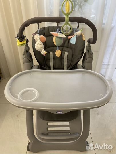 Стульчик для кормления chicco polly magic relax