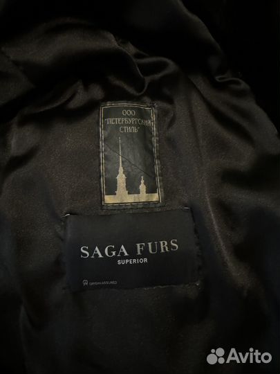 Шуба норковая Saga Furs