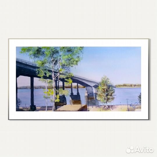 Акварельная картина 