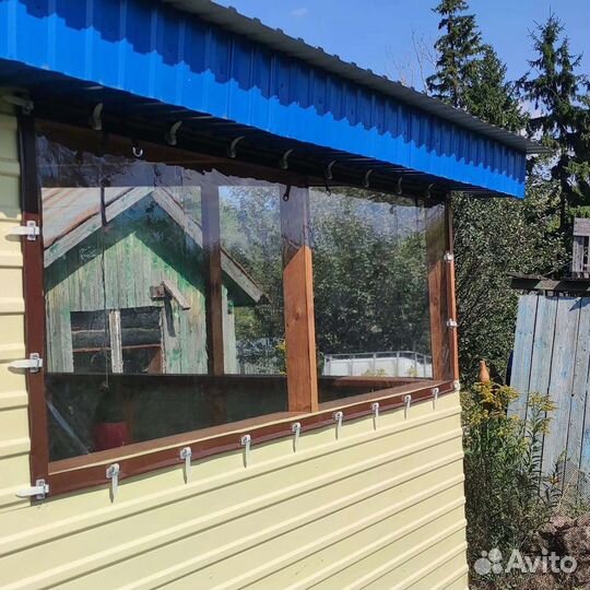 Мягкие панорамные окна на террасу