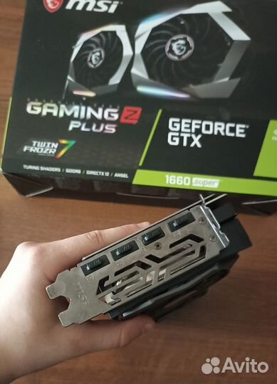 Видеокарта MSI GTX 1660 super gaming Z-plus
