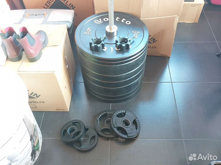 Штанга гриф блины бу