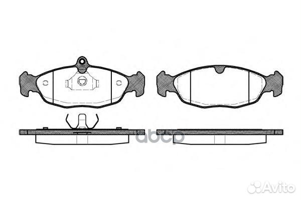 Колодки торм.диск. без датч. 239320 Road house