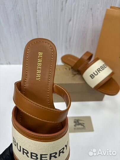 Шлепки Сланцы Burberry женские Размер 36-40