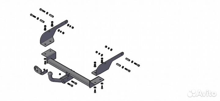 Фаркоп (тсу) nissan almera седан 2013 -2015 г.в