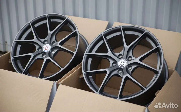 Диски HRE P101 R18 5*114,3 Графит