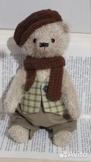 Вязаная игрушка Мишка Тедди ручная работа