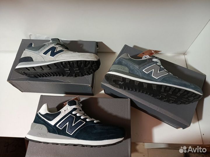 Кроссовки нат.замш New Balance 574 3 вида