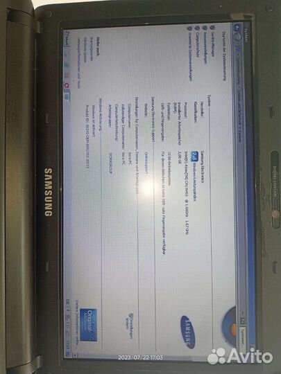 Samsung из Германии NC10 plus