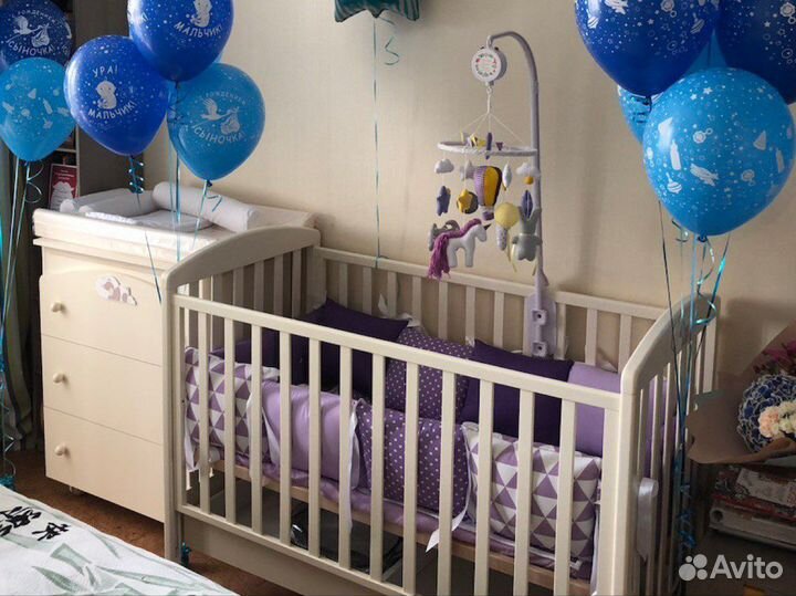 Детская кровать и комод erbesi