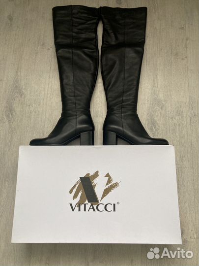 Ботфорты натуральная кожа