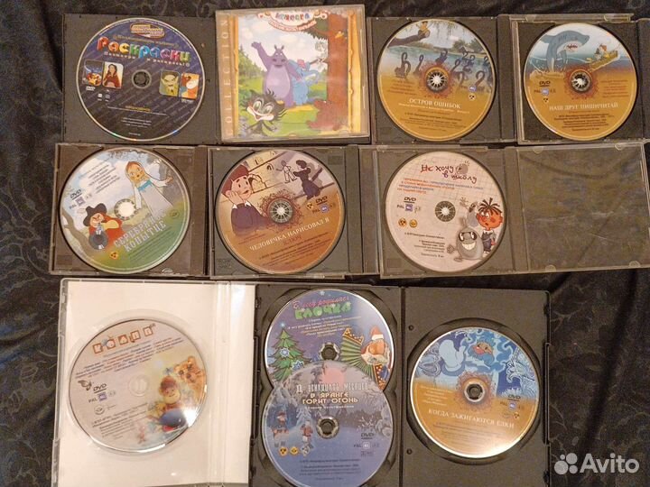 DVD диски мультфильмы