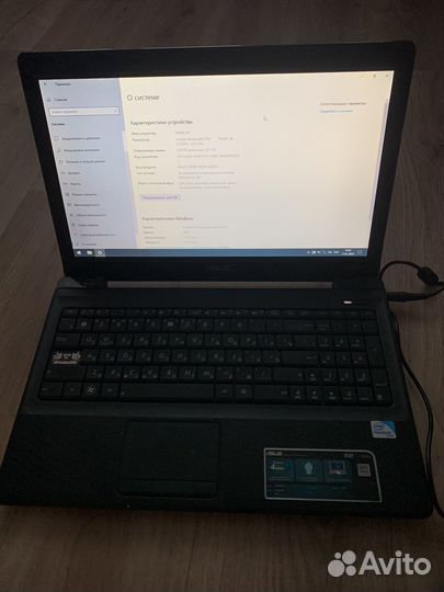 Ноутбук asus Х52F