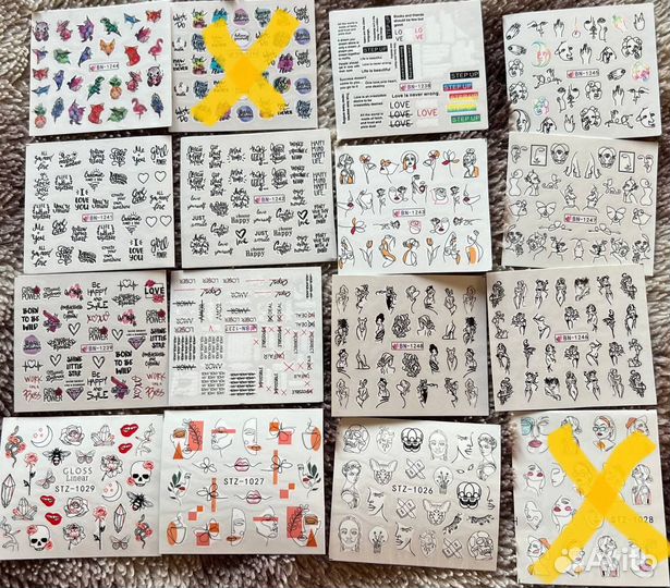 Наклейки для ногтей