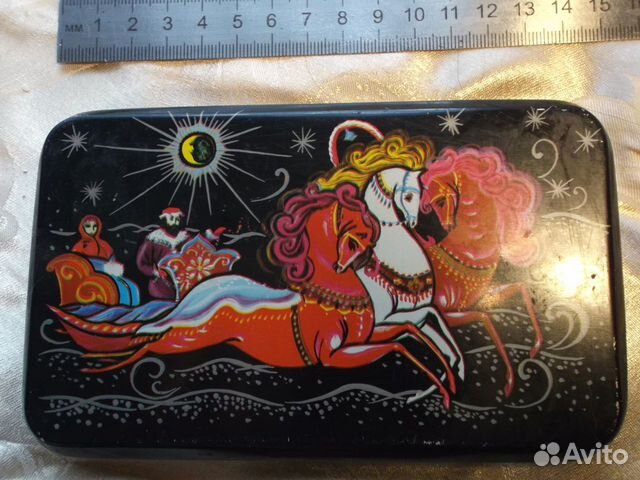 Шкатулка веер