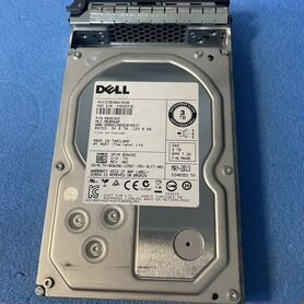 Серверный HDD Dell 3 тб SAS, б/у