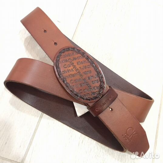 Ремень кожаный мужской Ck