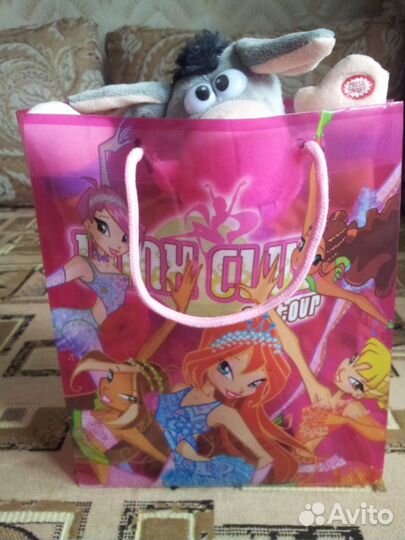 Пакет новый, пластиковый бренд Винкс