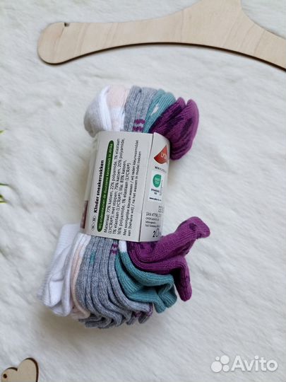 Новый 23/26 р. набор из 7 пар носков Lupilu