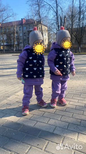 Шапка демисезонная Lassie 46-48 для двойни