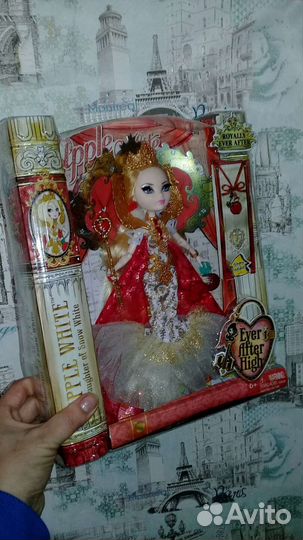 Кукла ever after high в коробке Эппл Вайт