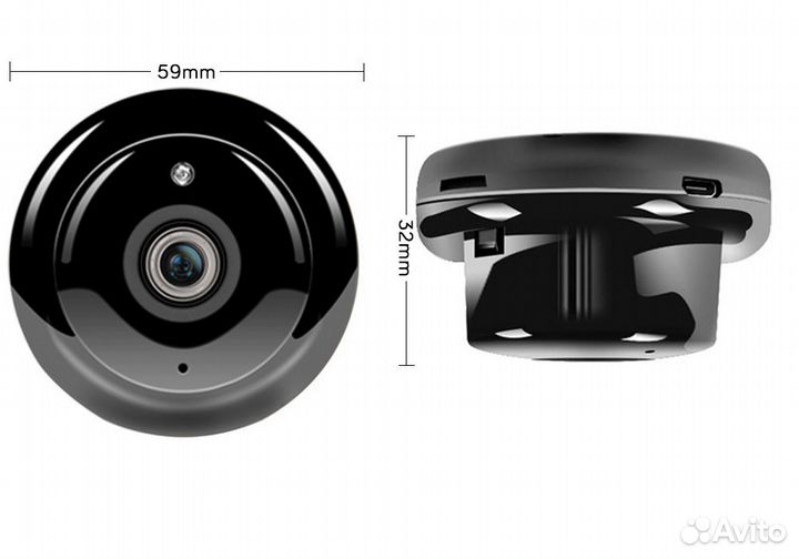 WiFi Мини видео камера Sdeter, 1080P, IP