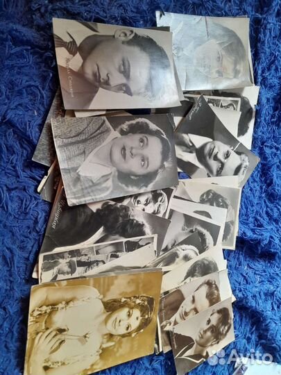Открытки и фотографии артистов СССР и РСФСР