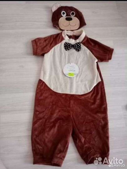 Новогодний костюм медведя 104