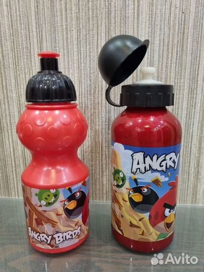 Детские термобутылка и бутылка для воды AngryBirds