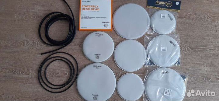 Сетки Roland, Drum-tec, конуса, резина на обод