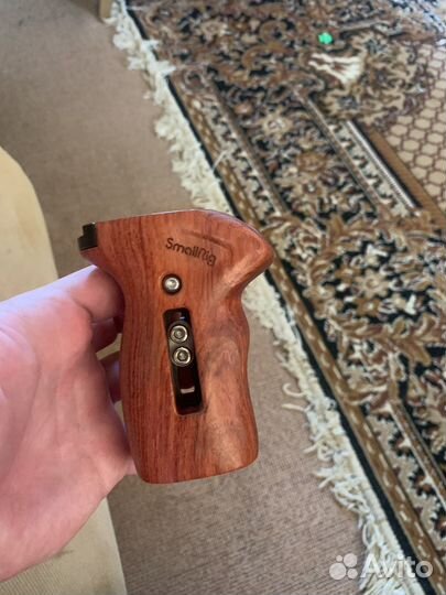 Smallrig Деревянная ручка для камеры с кнопкой