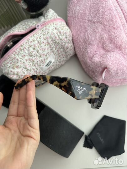 Леопардовые очки prada оригинал