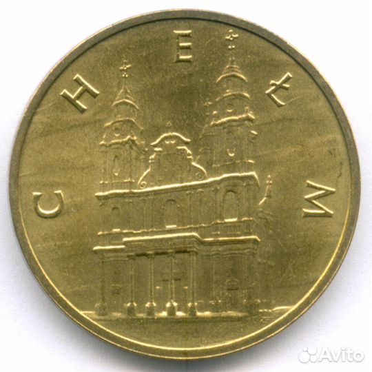 2 злотых 2006 год. Польша. Древние города - Хелм