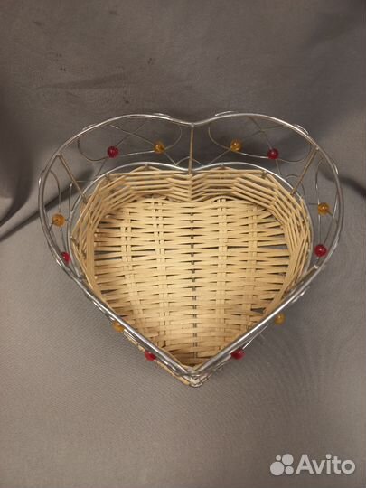 Плетёная ваза Конфетница Фруктовница