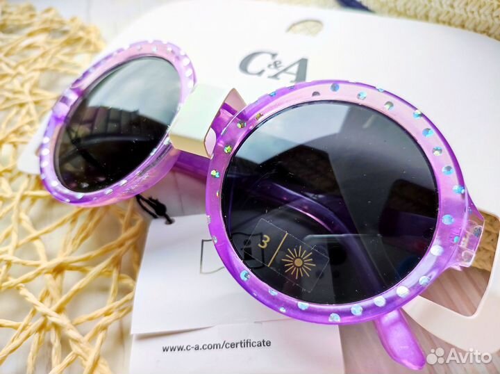 Детские Солнечные Очки Новые C&A на девочку