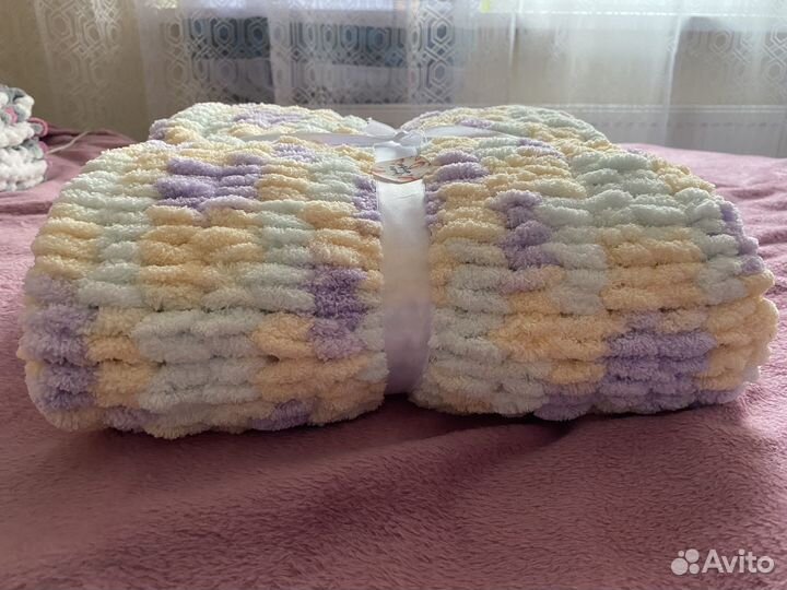 Плед детский плюшевый