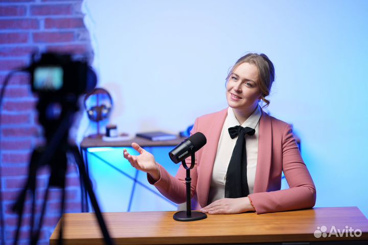 Аренда видеостудии, запись интервью, подкастов