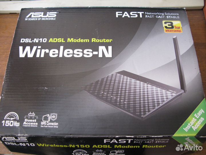 Роутер asus DSL-N10