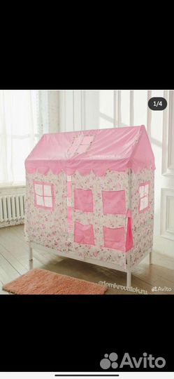 Детская кроватка домик
