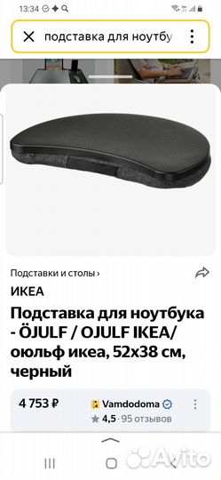 Подставка для ноутбука из IKEA