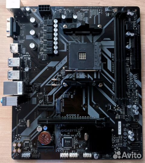 Материнская плата AMD AM4 Gigabyte B450M H