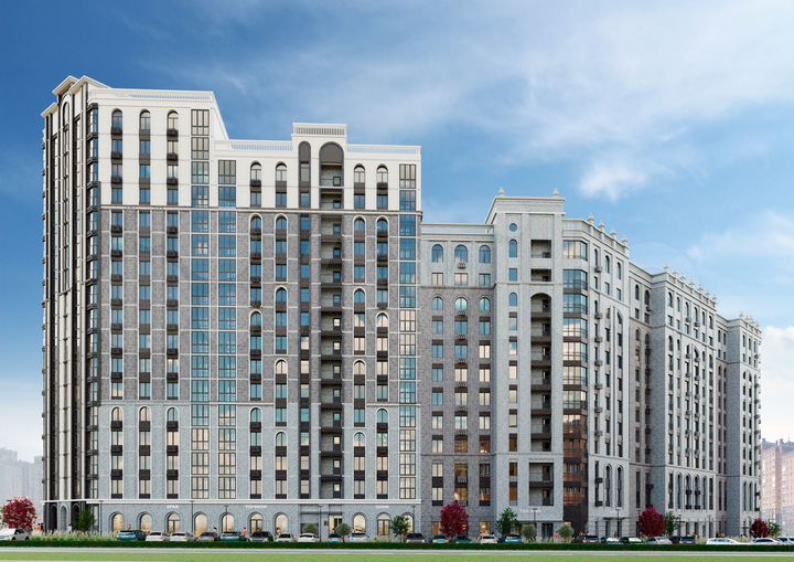 2-к. квартира, 63,4 м², 2/17 эт.