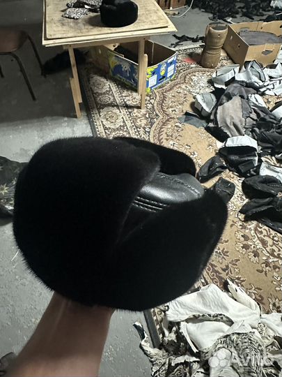 Меховая мужская шапка