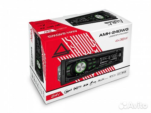 USB-ресивер 1DIN AurA AMH-240WG