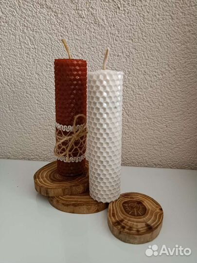Подарок Свечи из вощины