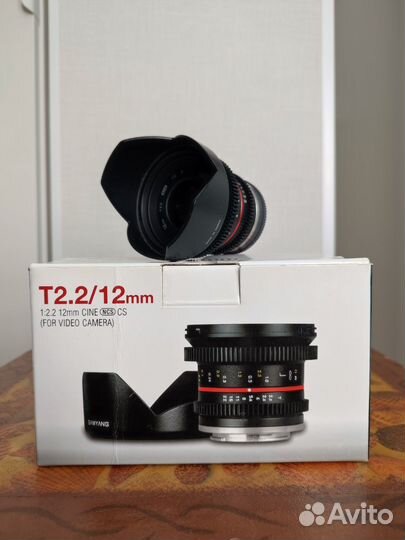 Объектив Samyang 12mm T2.2 (f2.0) Cine Sony E