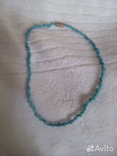 Бусы бирюза СССР