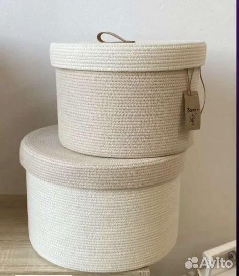 Корзины из натурального джута