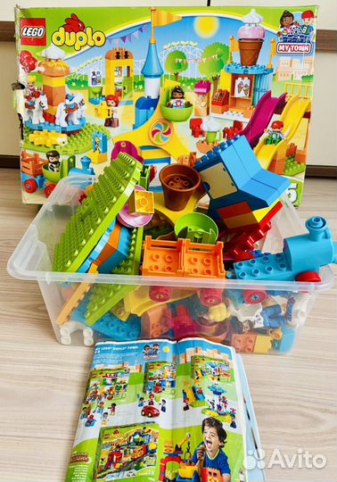 Конструктор Lego duplo большой парк аттракционов