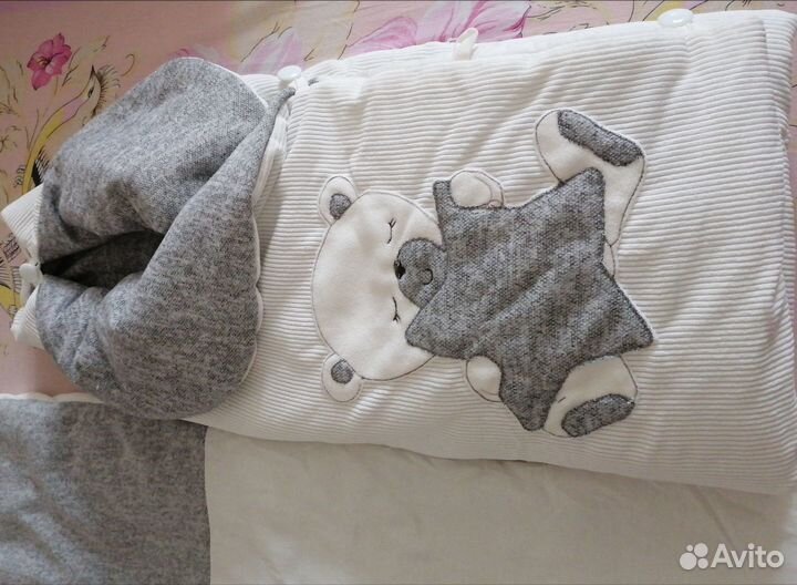 Одеяло уголок на выписку